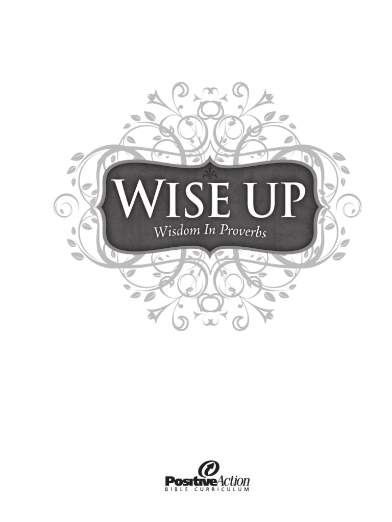 Wise Up Teacher Manual | PDF | Wisdom | Book Of Proverbs
