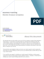 Market Analysis Template by Mutual Ventures - Children and Youth Services Sector