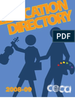 COCA's Arts in Education Directory 2009