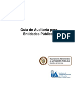 DAFP - Guía de Auditoría para Entidades Públicas