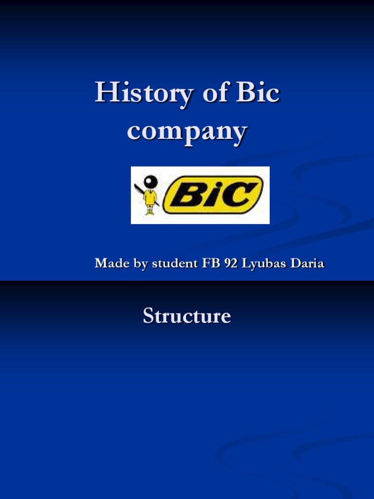 Bic Company History – Baron Marcel Bich; Founder of Bic Company ...
