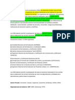 Los organismos nacionales de normalización