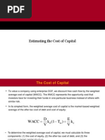 Estimating The Cost of Capital