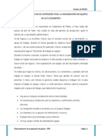 Elaboración de Un Plan de Supervisión para La Organización de Equipos de Alto Desempeño