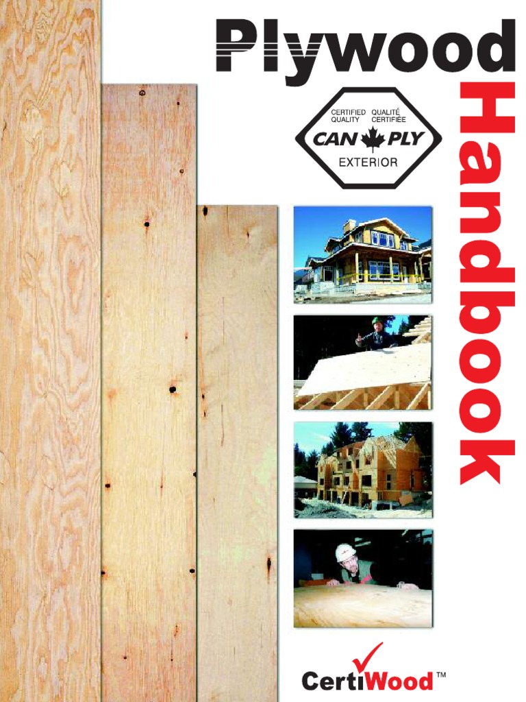 Plywood Handbookcanada Plywood Adhesive