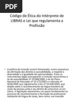 Código de Ética do Intérprete de LIBRAS e (1)