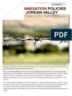 Fact Sheet: "Israeli Annexation Policies in The Jordan Valley: Destroying The Future of The State of Palestine"