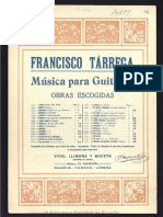 Francisco Tarrega: Música para Guitarra