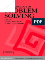 Davidson Sternberg the Psychology of Problem Solving 2003