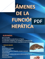 Examenes de La Funcion Hepatica - Examenes Paraclinicos en Aparato Digestivo