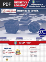 BASES DEL I CONCURSO DE MATEMÁTICA