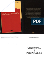 COSTA, Jurandir Freire. Violência e Psicanálise