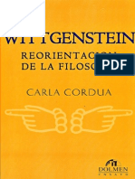 Wittgenstein, Reorientacion de La Filosofía - CORDUA, Carla