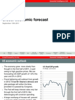 Global Economic Forecast: September 13th 2011