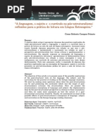 A linguagem, o sujeito e o pós-estruturalismo