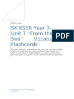SK KSSR YR3 - Unit 7 - Vocab Flshcards
