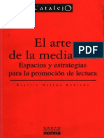 03 - Beatriz H Robledo - El Arte de La Mediacion - Parte I-Cap1-La Lectura Como Practica Cultural y Social