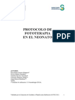 Fototerapia Protocolo