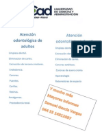 Atención Odontológica de Adultos