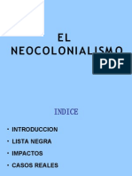 Neocolonialismo - Impactos y Casos