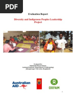 Evaluation Report of Diversity and Indigenous Peoples Leadership Project