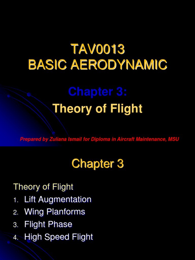 Chapter 3 pt 1 n 2Theory of FLight.ppt Flap (Aeronautics) Lift (Force)