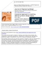 A Practical Approach To Teaching Abstract Product Design Issues