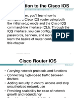 Chapter 4 Introduction To The Cisco IOS