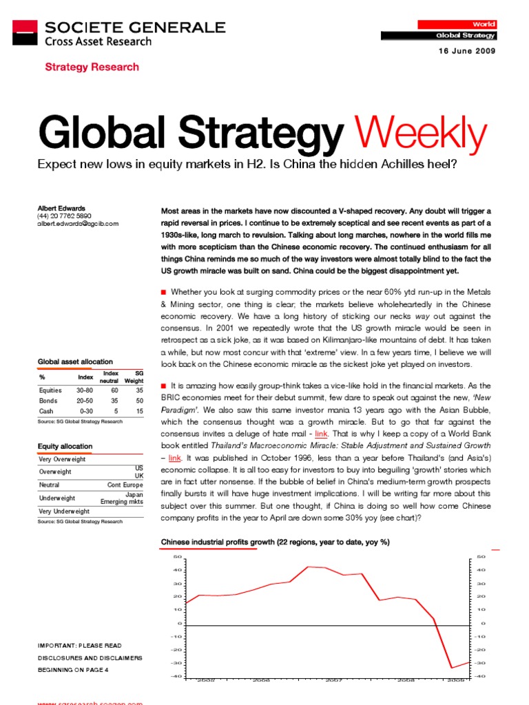 SocGen On China | PDF