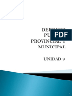 Dcho. Publ. Prov. y Munic.(Unid 9)