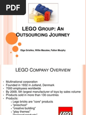 Lego - Outsourcing | | Enterprise Resource Planning | Outsourcing