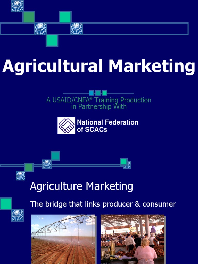 agricultural marketing research topics