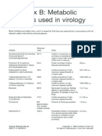 Appendix B - Metabolic Inhibitors Used in Virology