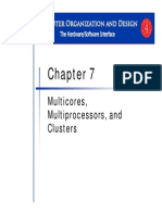 Multicores, Multiprocessors, and P, Clusters