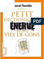Petit Dictionnaire Enerve de Nos Vies de Fioretto