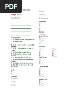 Daily Planner