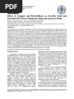 Download Effect of Compost and Bio-Fertilizers by anh2212 SN17022742 doc pdf