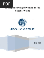 Apollo Group Supplier Guide