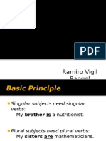  Ramiro Vigil Subject Verb Agreement