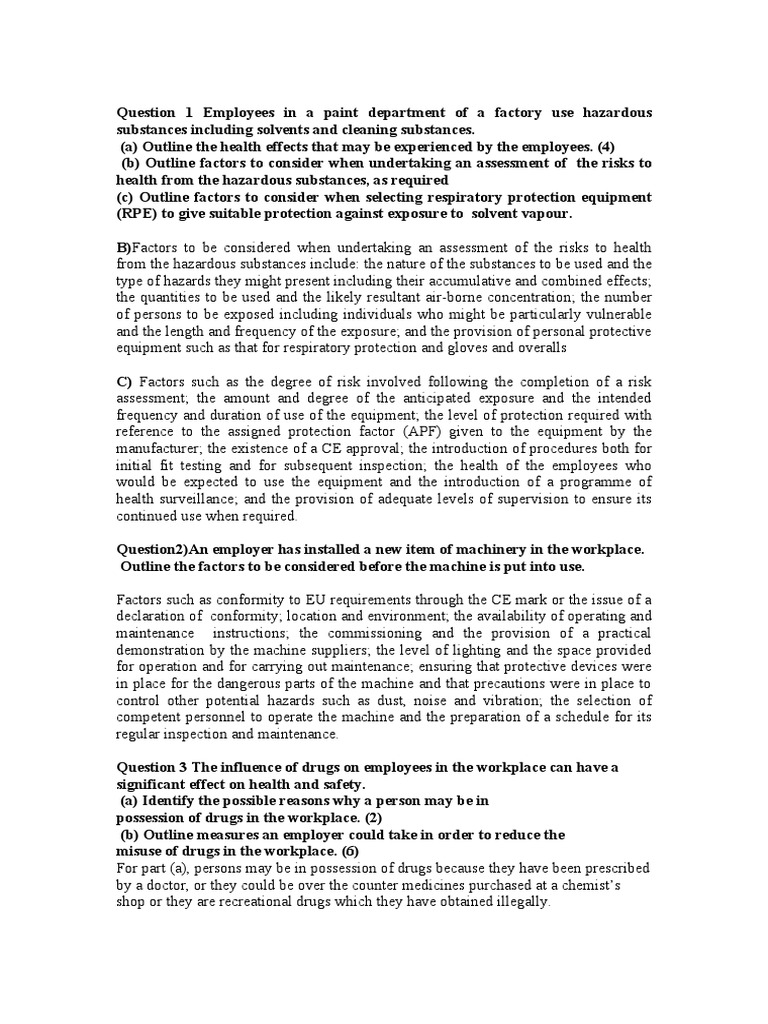 Mock Exams Igc2 Solution | PDF | Combustion | Risk