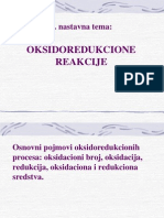 Oksidoredukcione Reakcije