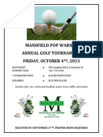 Mansfield Pop Warner Golf Tournament