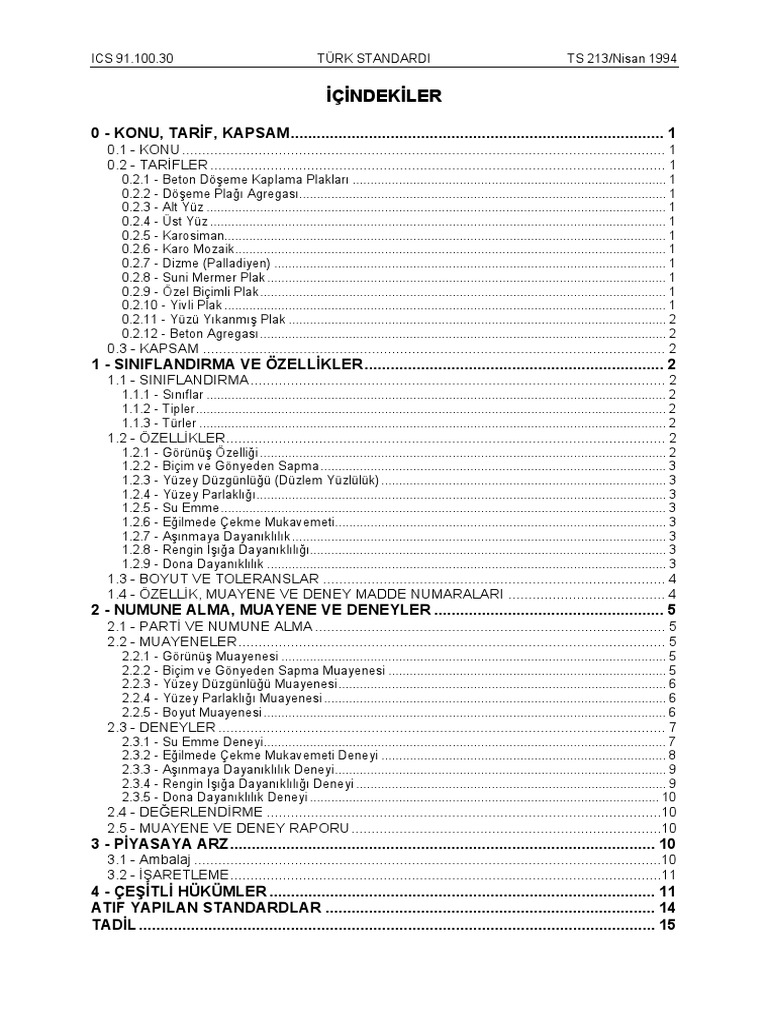 TS 213 | PDF
