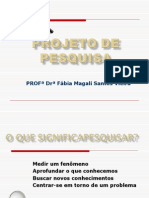 Projeto de Pesquisa