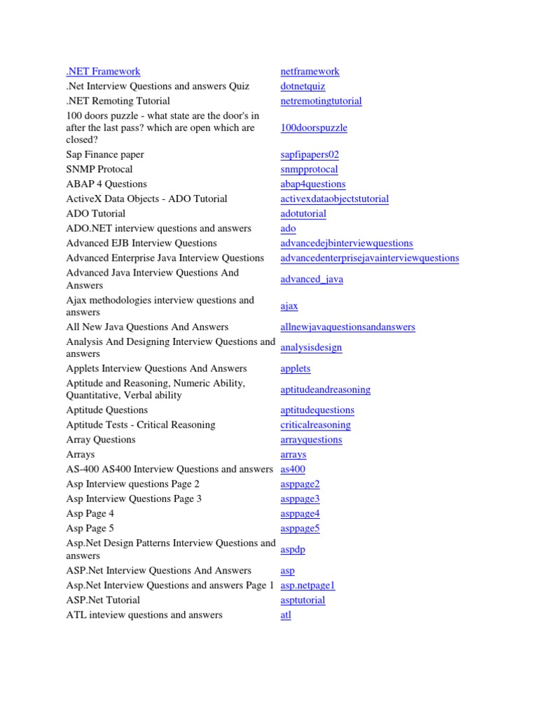Java Interview Questions And Answers Pdf Free Download For Fresher