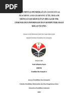 Download Efektifitas Pendekatan Contextual Teaching and Learning1 by Anonymous Dr2mxAA SN17025557 doc pdf