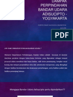 Dampak Perpindahan Bandar Udara Adisucipto - Yogyakarta