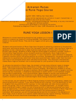 Rune Yoga Course