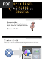 Download XcelsiusGurusTopExcelTips by venkateshps SN17026707 doc pdf