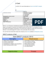 Dell Swot Analysis